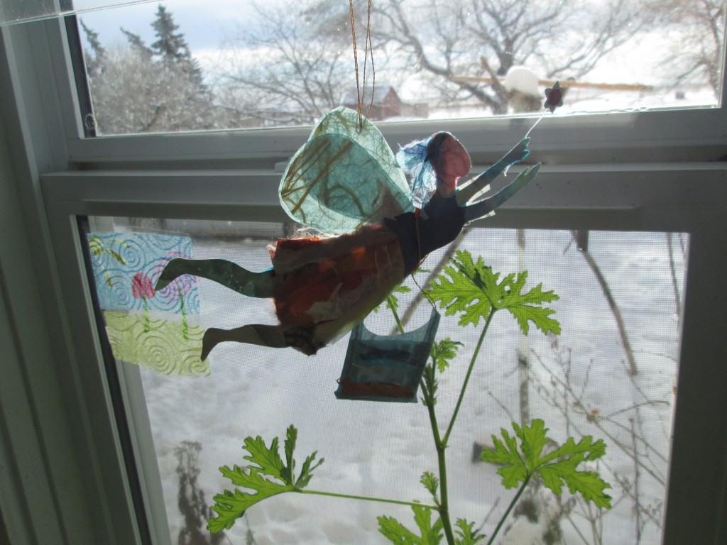 "Moving Fairy" catches the morning sunlight